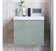 Тумба с раковиной Itana Kate 50 подвесная, светло-зеленый