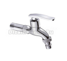 Кран Potato P4178 с выходом под шланг, хром