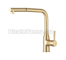 Смеситель для кухни Frap F6096-3 золотой сатин
