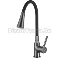 Смеситель для кухни Frap H44 F4044-9 оружейная сталь