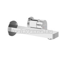 Смеситель для раковины Aqueduto Geometrico GEO0400 С ВНУТРЕННЕЙ ЧАСТЬЮ, хром