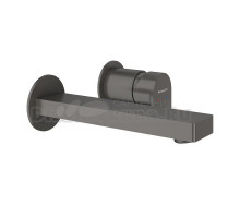 Смеситель для раковины Aqueduto Geometrico GEO0445 С ВНУТРЕННЕЙ ЧАСТЬЮ, оружейная сталь