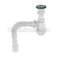 Сифон для раковины Aquant Standart B0115-30-MR 40 мм, бутылочный, хром