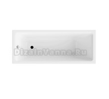 Акриловая ванна Triton Элис 150x70 см, пристенная, белая, на ножках