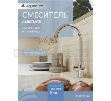 Смеситель для кухни Aqueduto Assistente ASI0100 хром