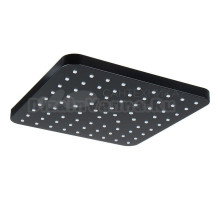 Лейка для верхнего душа квадратная черная d225*225мм Melodia della Vita