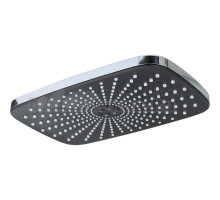 Лейка для верхнего душа прямоугольная черная d295*190мм Melodia della Vita