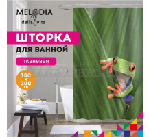Шторка для ванной комнаты 180х200см "Лягушка" Melodia Della Vita MZ-51