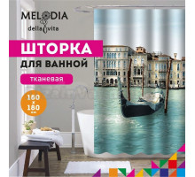 Шторка для ванной комнаты 180x180 "Венеция" Melodia Della Vita MZ-106