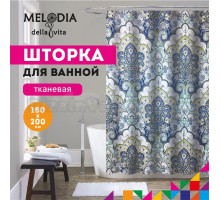 Шторка для ванной комнаты 180х200см "Восточная сказка" MZ-163 Melodia della vita