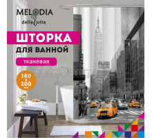 Шторка для ванной комнаты 180x200 см "Эмпайр-стейт-билдинг" Melodia Della Vita MZ-127