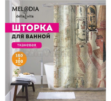 Шторка для ванной комнаты 180x200 "Египет" Melodia Della Vita MZ-148
