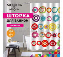 Шторка для ванной комнаты 180x200 "Узоры" Melodia Della Vita MZ-86