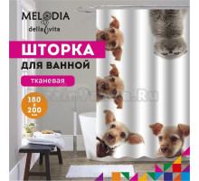 Шторка для ванной комнаты 180x200 "И кто тут главный" Melodia Della Vita MZ-134