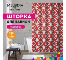 Шторка для ванной комнаты 180х200см "Яркий акцент" MZ-154 Melodia della vita