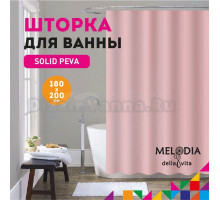 Шторка для ванной комнаты PEVA 180х200см "Розовая" MZ-400 Melodia della vita