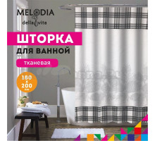 Шторка для ванной комнаты 180х200см "Лесные шишки" Melodia Della Vita MZ-172