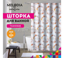 Шторка для ванной комнаты 180х200см "Осенние мотивы" MZ-166 Melodia della vita
