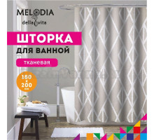 Шторка для ванной комнаты 180х200см "Классический ромб" MZ-170 Melodia della vita