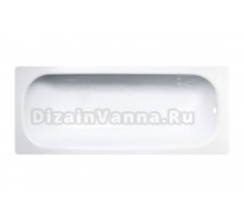 Стальная ванна ВИЗ Donna Vanna 150x70 см, пристенная, белая, на ножках