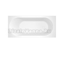 Ванна из искусственного камня Triton Сотис Solid Sotis 18.8 180x80 см, встраиваемая, белая, на ножках