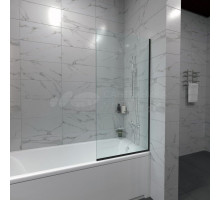 Шторка на ванну Triton Статик Блэк 60х140 профиль матовый черный