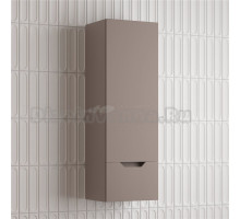 Шкаф-пенал для ванной Style Line Остин 36 подвесной, тауп темный эмаль plus