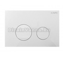 Кнопка смыва для унитаза Esbano ESINSLM37GW АБС-пластик, цвет глянцевый белый