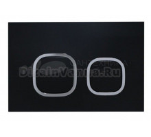 Кнопка смыва для унитаза Esbano ESINLPS10MB АБС-пластик, цвет матовый черный