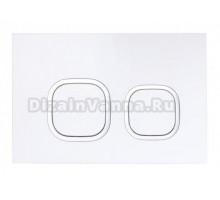 Кнопка смыва для унитаза Esbano ESINLPS10GW АБС-пластик, цвет глянцевый белый