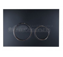 Кнопка смыва для унитаза Esbano ESINKRG11MB АБС-пластик, цвет матовый черный