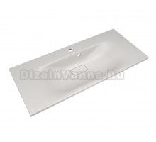 Мебельная раковина Style Line Фортуна 100 накладная, жасмин, прямоугольная