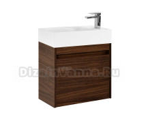 Тумба под раковину без столешницы Art&Max Family-M 50 подвесная, bourbon oak, с дверцей