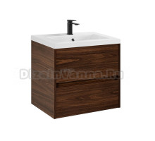 Тумба с раковиной Art&Max Family-M 58 подвесная, bourbon oak