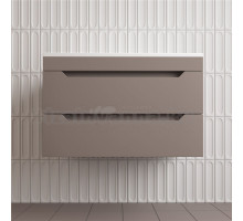 Тумба под раковину без столешницы Style Line Остин 80 подвесная, тауп темный эмаль plus