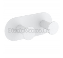 Крючок Timo Saona 13014/16 матовый белый, на шурупах