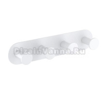 Крючок Timo Saona 13015/16 матовый белый, на шурупах