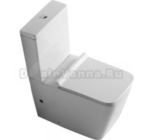 Унитаз-компакт напольный Logan L2C бачок L2T, с микролифтом, глянцевый белый