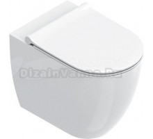 Унитаз приставной напольный Catalano Sfera тонкое сиденье, с микролифтом