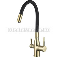 Смеситель для кухни Frap H69 F4396-3 золотой сатин