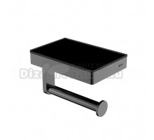 Держатель для туалетной бумаги Black&White Gravity 9620GM оружейная сталь
