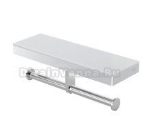 Держатель для туалетной бумаги Black&White Gravity 9622C двойной, хром