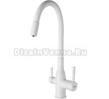 Смеситель для кухни Frap H69 F4396-8 белый