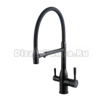 Смеситель для кухни Frap F4398-6 черный