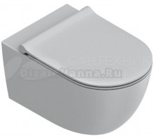 Унитаз подвесной Catalano Sfera 55х35, серый матовый, с микролифтом