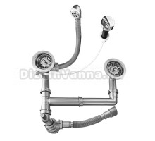 Сифон для мойки BETTOSERB 125336 40 мм, серый, нержавеющий сталь