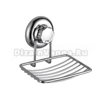 Мыльница Frap F3902-1 настенная, металлическая, хром