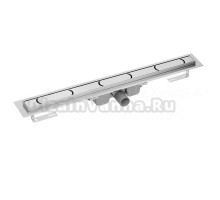 Душевой трап (лоток) Ravak Chrome OZ 750 75 см, решетка нержавеющая сталь, с сифоном