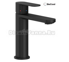 Смеситель для раковины Ravak Chrome II CR II 014.21BL BeCool, матовый черный