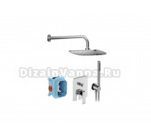 Душевой комплект Ravak Flat FL 090.01CR С ВНУТРЕННЕЙ ЧАСТЬЮ, хром